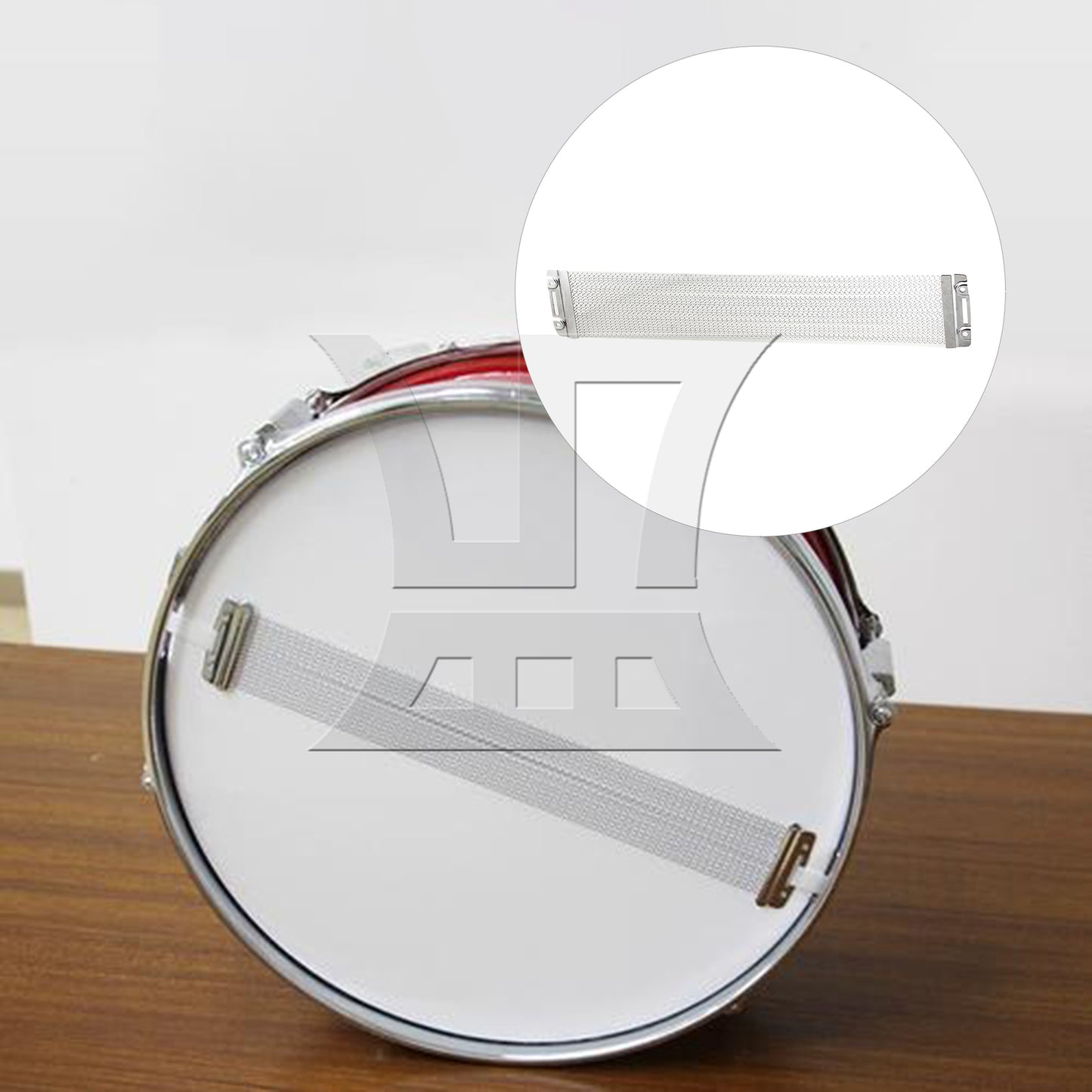 BQLZR  Drum Snare Wire Spring Steel 24 Strand for 14Inch Silver Replace Part