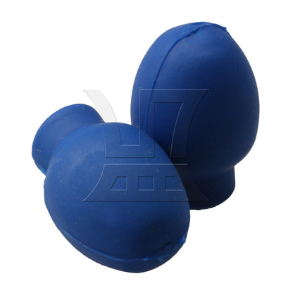 BQLZR 2 x Practice Set Wood Drum Stick Keychain w/ Rubber Mute Drumstick Silent End