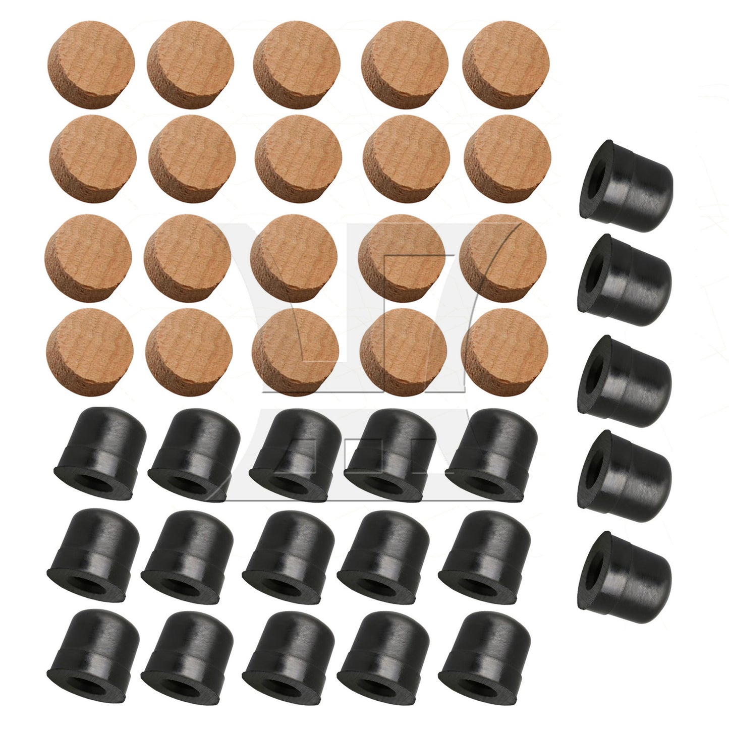 BQLZR  Waterkey Water Key Trumpet Drain Valve Cork Pad 4mm Thick for Trumpet