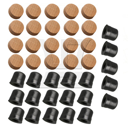 BQLZR  Waterkey Water Key Trumpet Drain Valve Cork Pad 4mm Thick for Trumpet