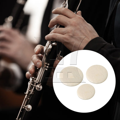 BQLZR 27Pieces Clarinet Neck Joint Cork Sheet with Pads for Woodwind Instrument Part