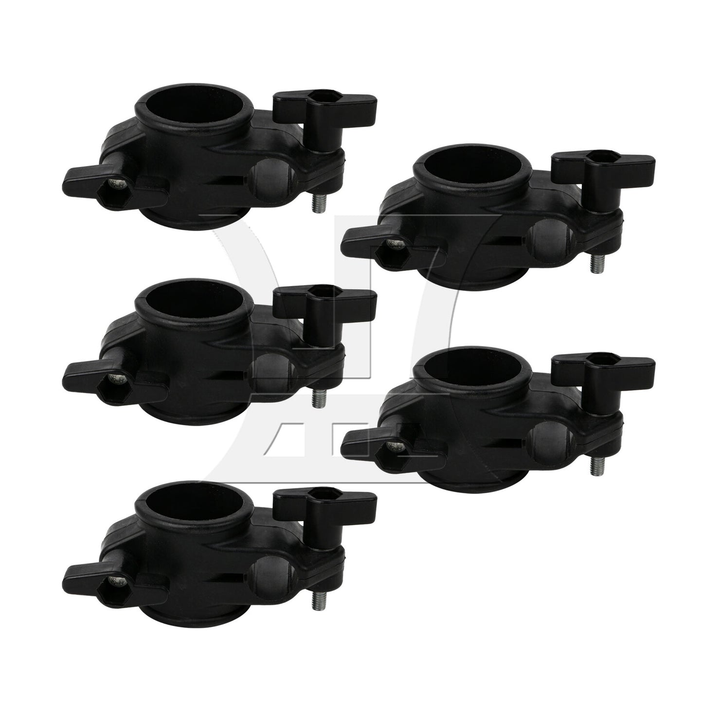 BQLZ Plastic Electronic Drum Rack Mouth Diameter 1.9cm Black for Extended Installation of Electronic Cymbal Holder