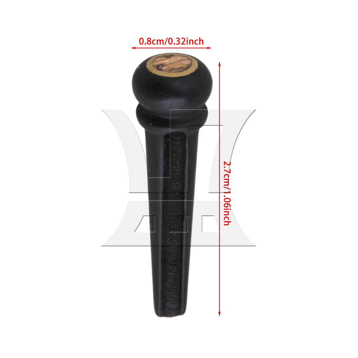BQLZR  Guitar Bridge Pin Pegs Black Puller Pulling Removers Extractor Set