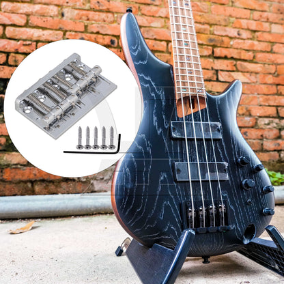 BQLZR Prewired Neck & Bridge Humbucker Pickups Set w/ Bass Bridg for 4-string Bass