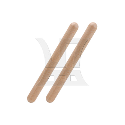 BQLZR 4Pieces Wood Claves Drum Sticks for Drummers or Beginners 7.87" x 0.75"