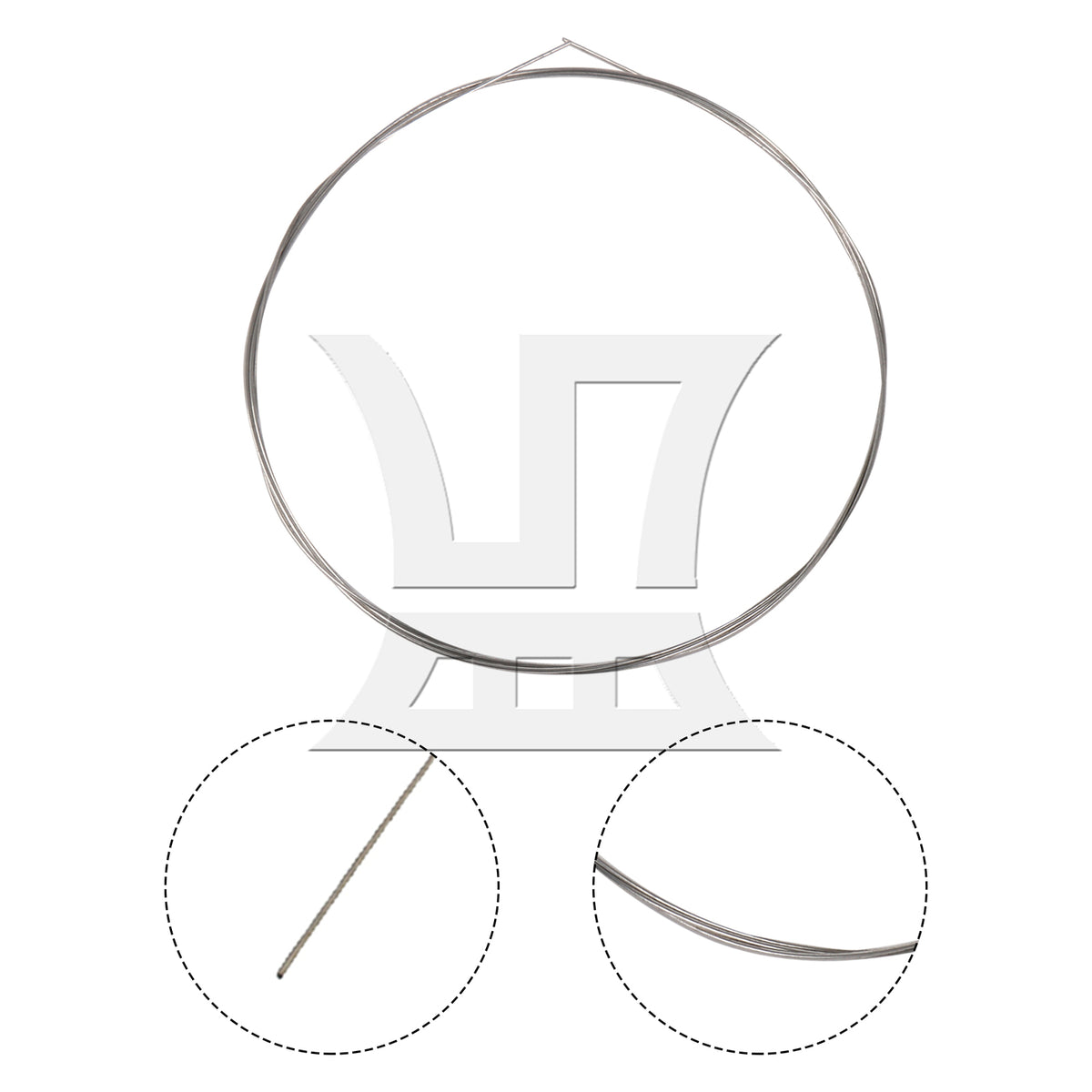 BQLZR Steel Music Wire Size 14-0.03" Dia for Piano Replacement Strings