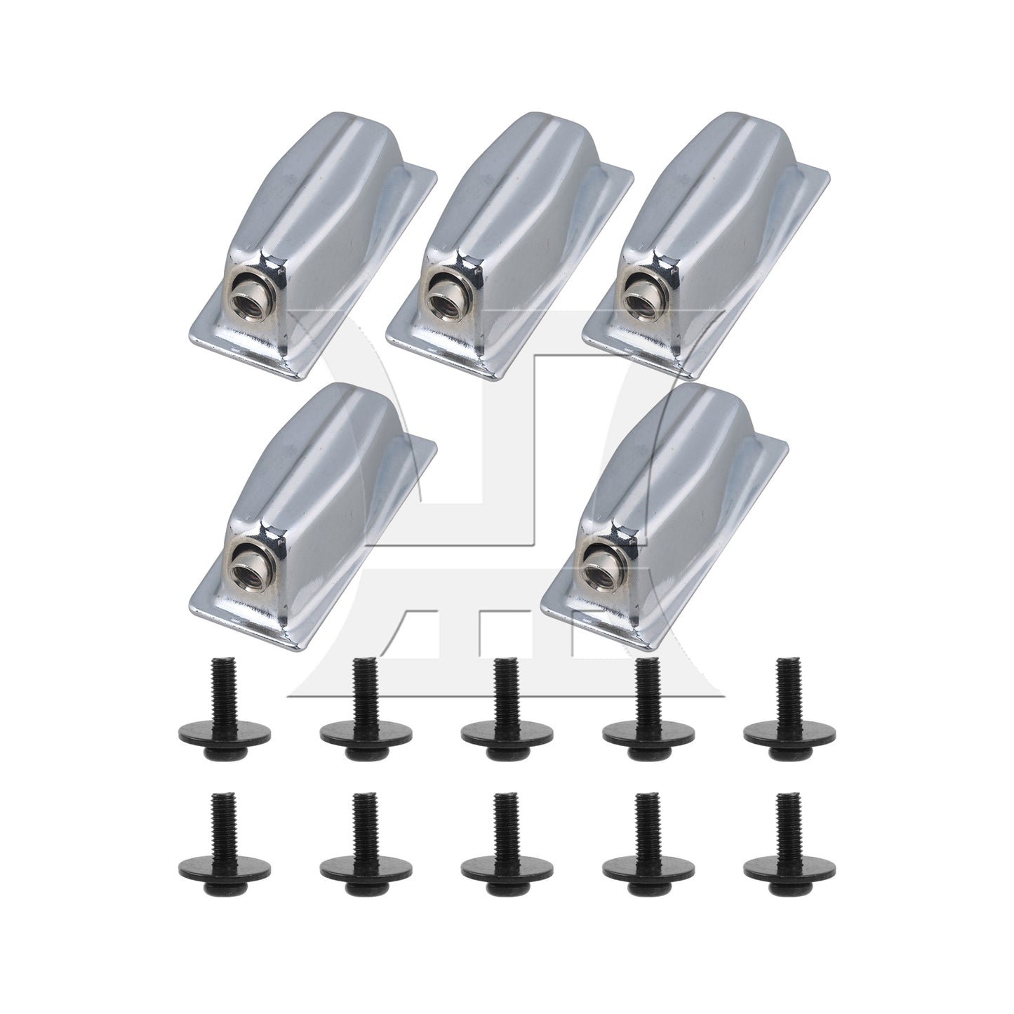 BQLZR Single End Drum Lugs 1.89 Inch Percussion Part with M5 x 16mm Screws