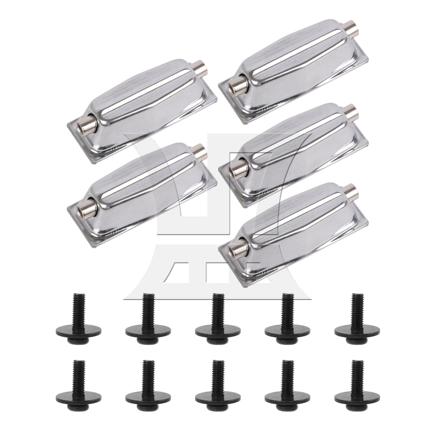BQLZR Single End Drum Lugs 1.89 Inch Percussion Part with M5 x 16mm Screws