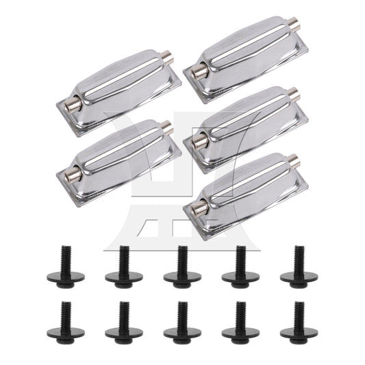 BQLZR Single End Drum Lugs 1.89 Inch Percussion Part with M5 x 16mm Screws