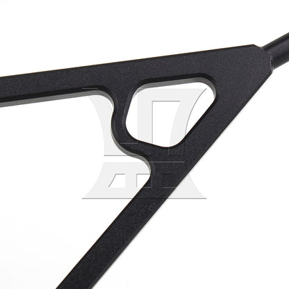 BQLZR Black Front Chassis Y-Link &Suspension Link for AXIAL RC1:10 Buggy