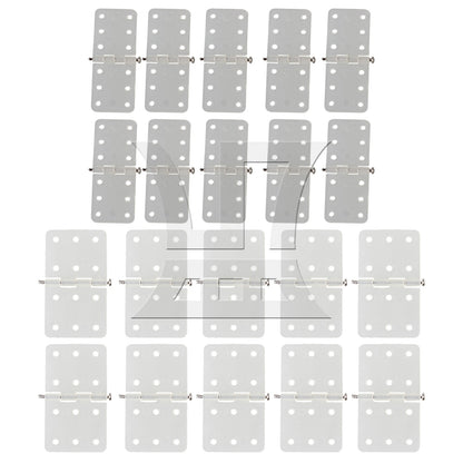 BQLZR Beige DIY Remote Control RC Airplane pinned Hinges 2.5x1.1cm Spare Parts
