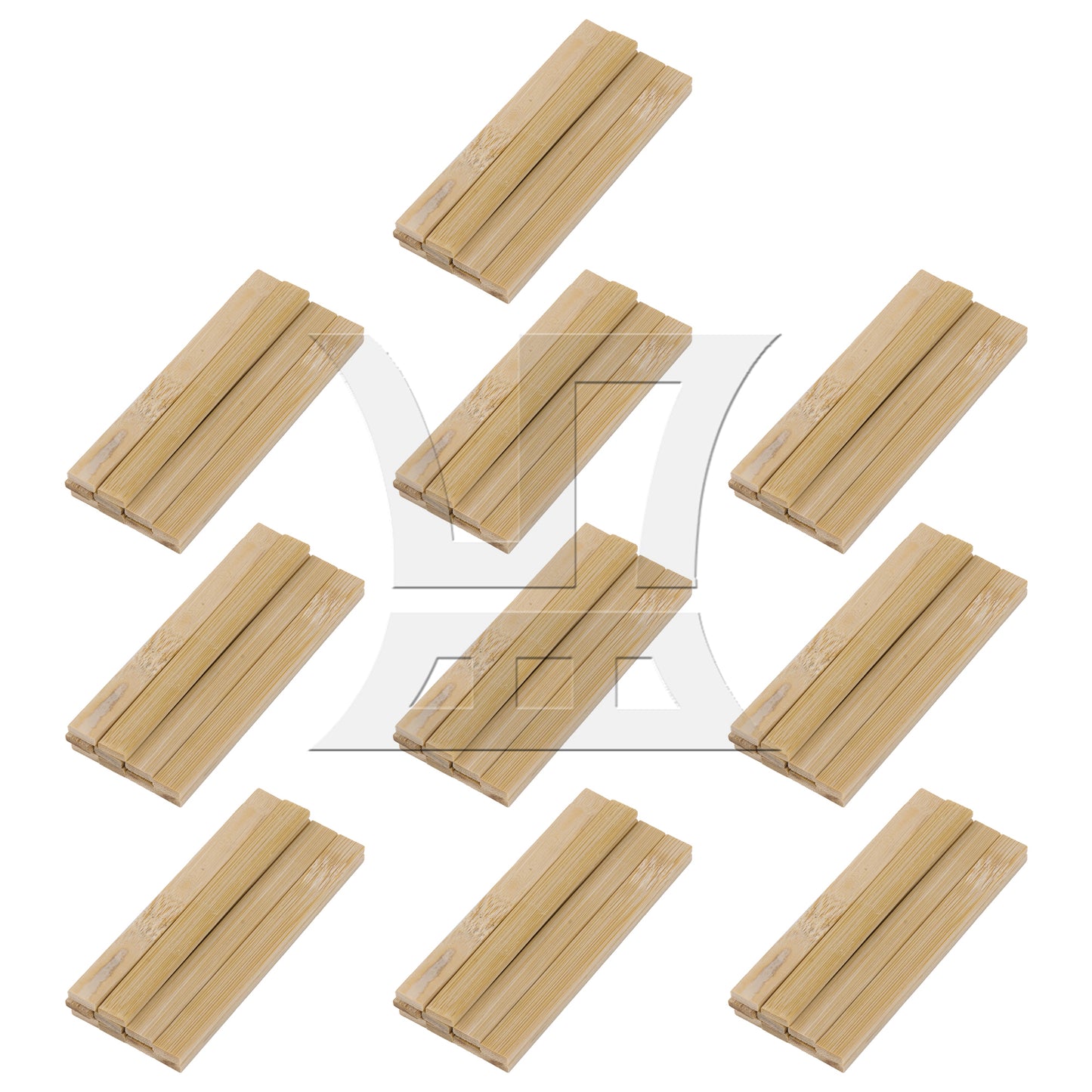 BQLZR Smooth Square Balsa Bamboo Wood Sticks 100mm Length for Crafts