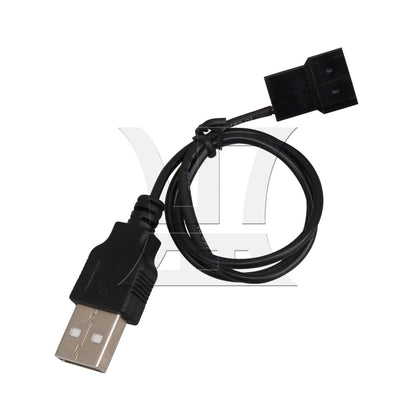 BQLZR 5 Pieces USB to 3 PIN Fan Power Connector Cable 5V