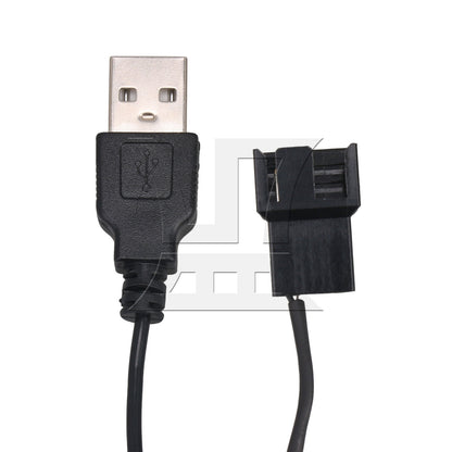 BQLZR 5 Pieces USB to 3 PIN Fan Power Connector Cable 5V