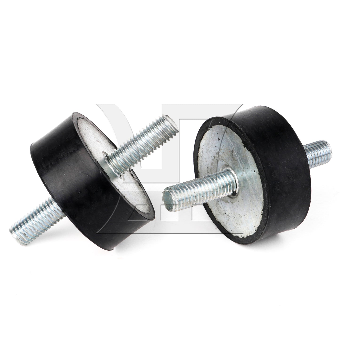 BQLZR 5Pieces Vibration Isolator Silent Block Mount M10 50x20mm Black Rubber for DIY