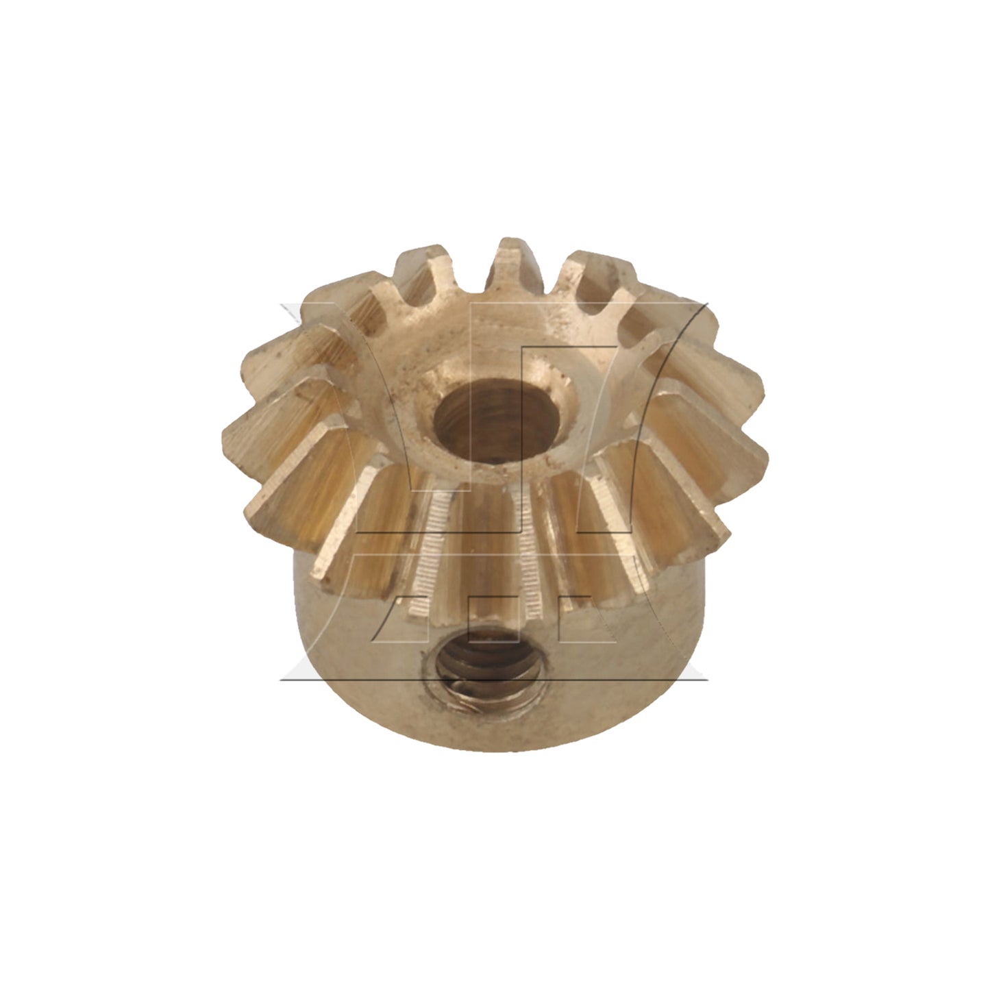 BQLZR 0.8 Module 15T Brass Bevel Gear Hardware with Wrench & Screws