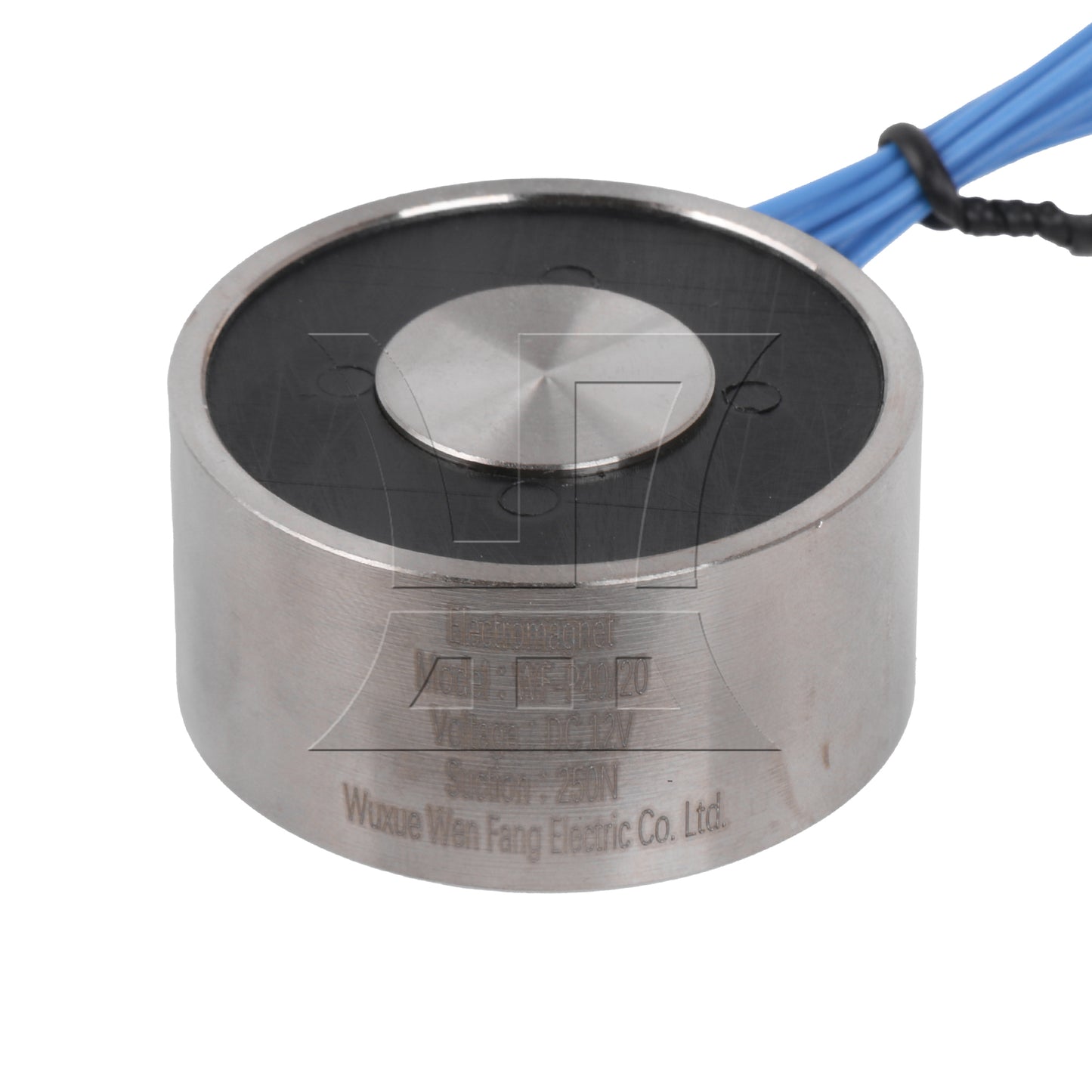 BQLZR  DC 12V Round Electricity Magnet Metal Lifting Suction Tool 25kg 250N