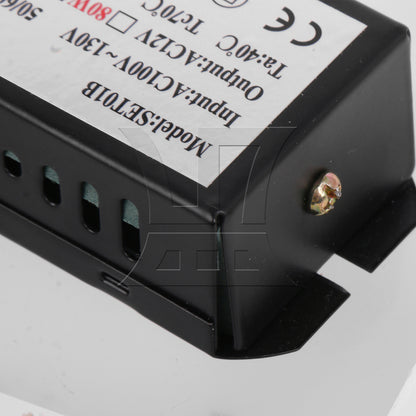 BQLZR 3Pieces Out Put Potted Transformer AC110V to 12V 80W for Lighting