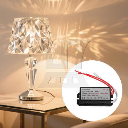 BQLZR 3Pieces Out Put Potted Transformer AC110V to 12V 80W for Lighting