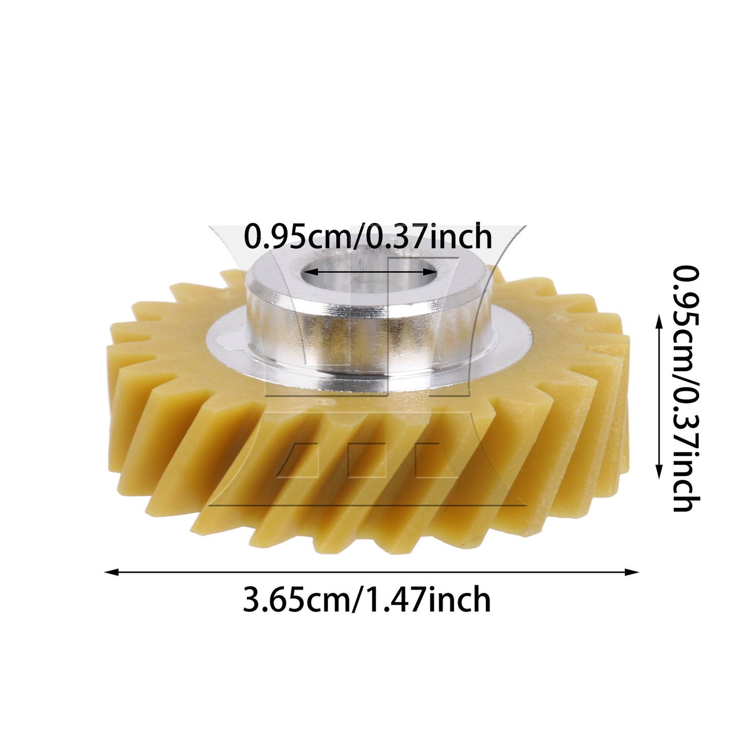 BQLZR 36.5x9.5mm W10112253 Mixer Gear Replacement for KSM88RBQ2BY0