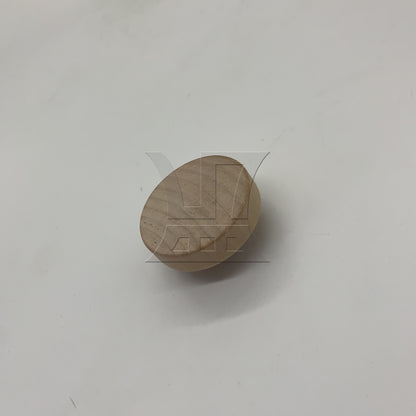 BQLZR 50x25mm Wood Color Wood Pull Knobs for Drawer and Cabinet