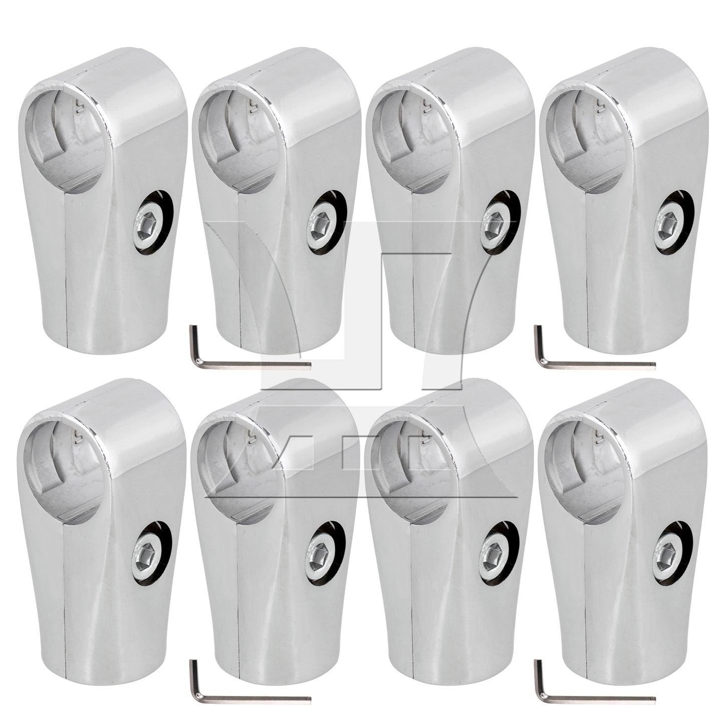 BQLZR  Metal Drying Rack Pipe Fittings Two-way Connector 0.98inch Silver