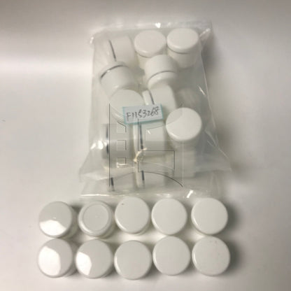 BQLZR White Creams Containers Plastic Makeup Pot for Travel Storage 30g