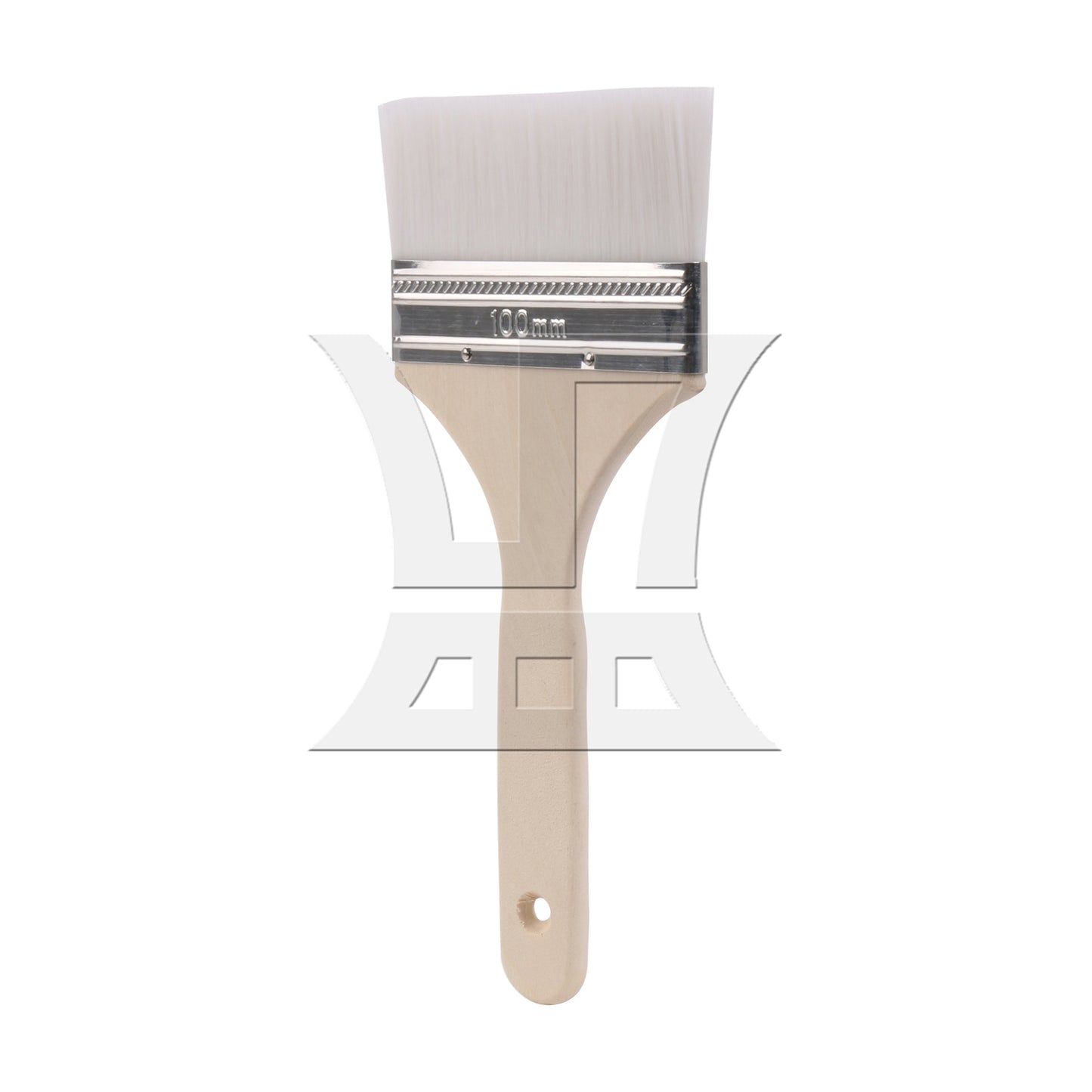 BQLZR Soft Bristles Painting Brush w/ Wood Handle for Water-Based Paint 4"