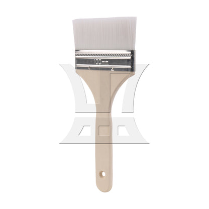 BQLZR Soft Bristles Painting Brush w/ Wood Handle for Water-Based Paint 4"