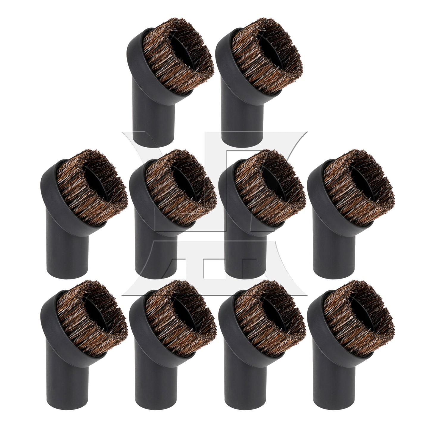 BQLZR 32mm ID Round Brush Attachment w/ 35mm ID Plastic Hose Adapter for 1/2" Vacuum