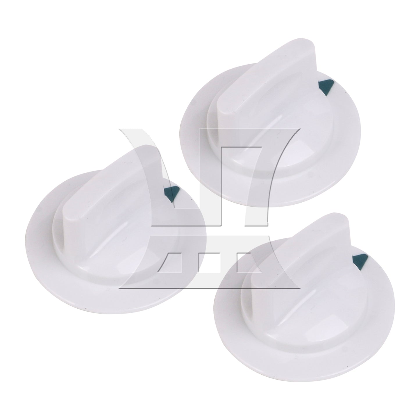 BQLZR Dryer Timer Control Knob Replacement for WE1M652 White 7.1x4.5cm