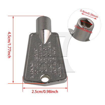 BQLZR 4 Pieces Refrigerator Door Lock Keys 1111110 Replacement for PS11745972