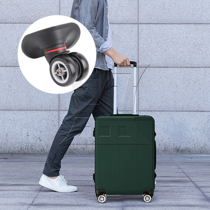 BQLZR Swivel Left Luggage Wheel Suitcase Replacement Repair Wheels W042 Black