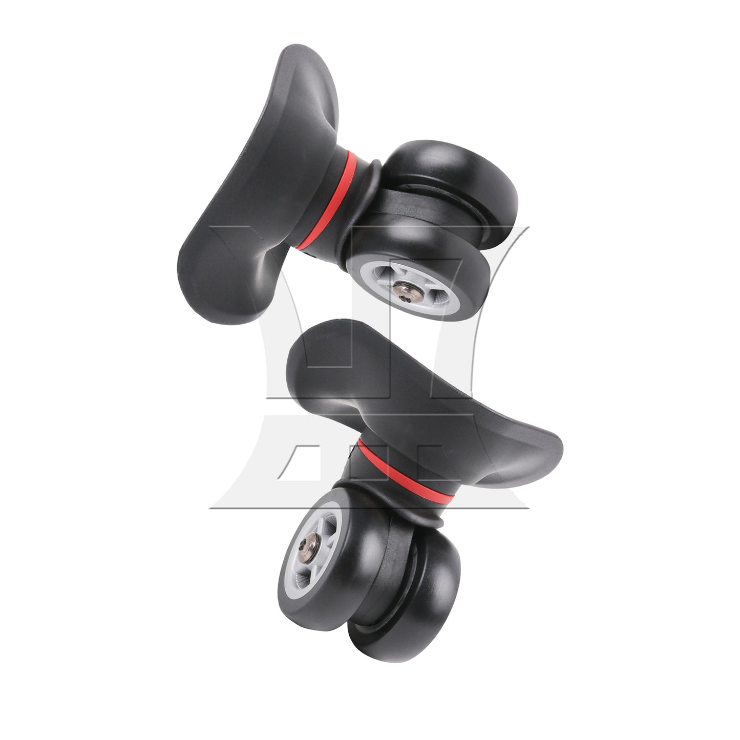 BQLZR Swivel Left Luggage Wheel Suitcase Replacement Repair Wheels W042 Black