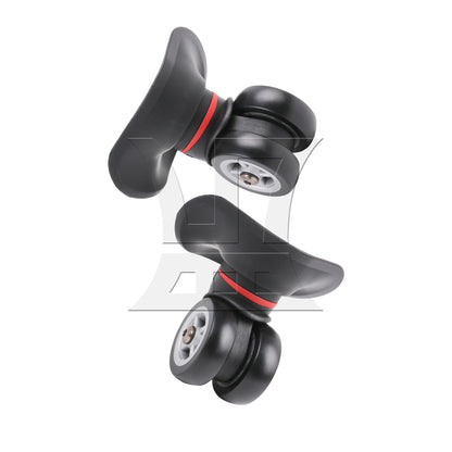BQLZR Swivel Left Luggage Wheel Suitcase Replacement Repair Wheels W042 Black