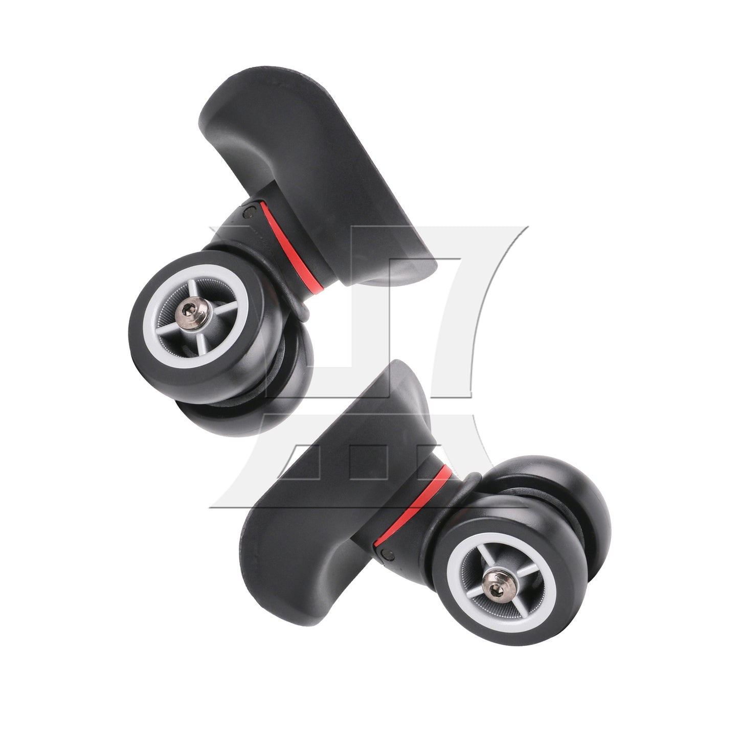 BQLZR Swivel Left Luggage Wheel Suitcase Replacement Repair Wheels W042 Black