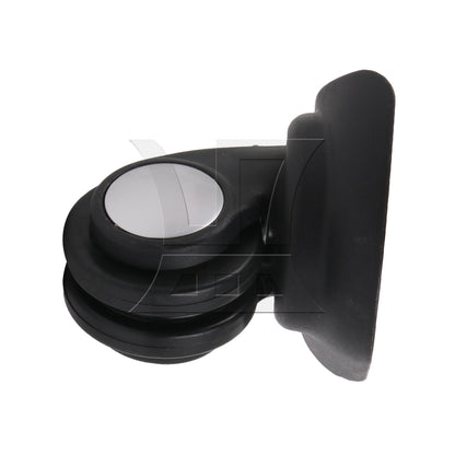 BQLZR 1 Left & 1 Right 95x92x50cm Black DIY Caster Wheel with 4 Holes