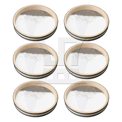 10" Wave Bead Ocean Drum Natural Color Musical Instrument Percussion