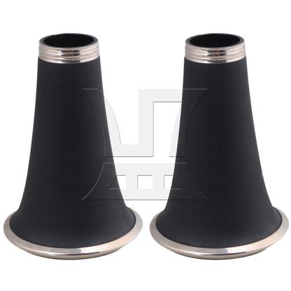 4.53" Length Black Clarinet Bell Replacement Accessory Trumpet