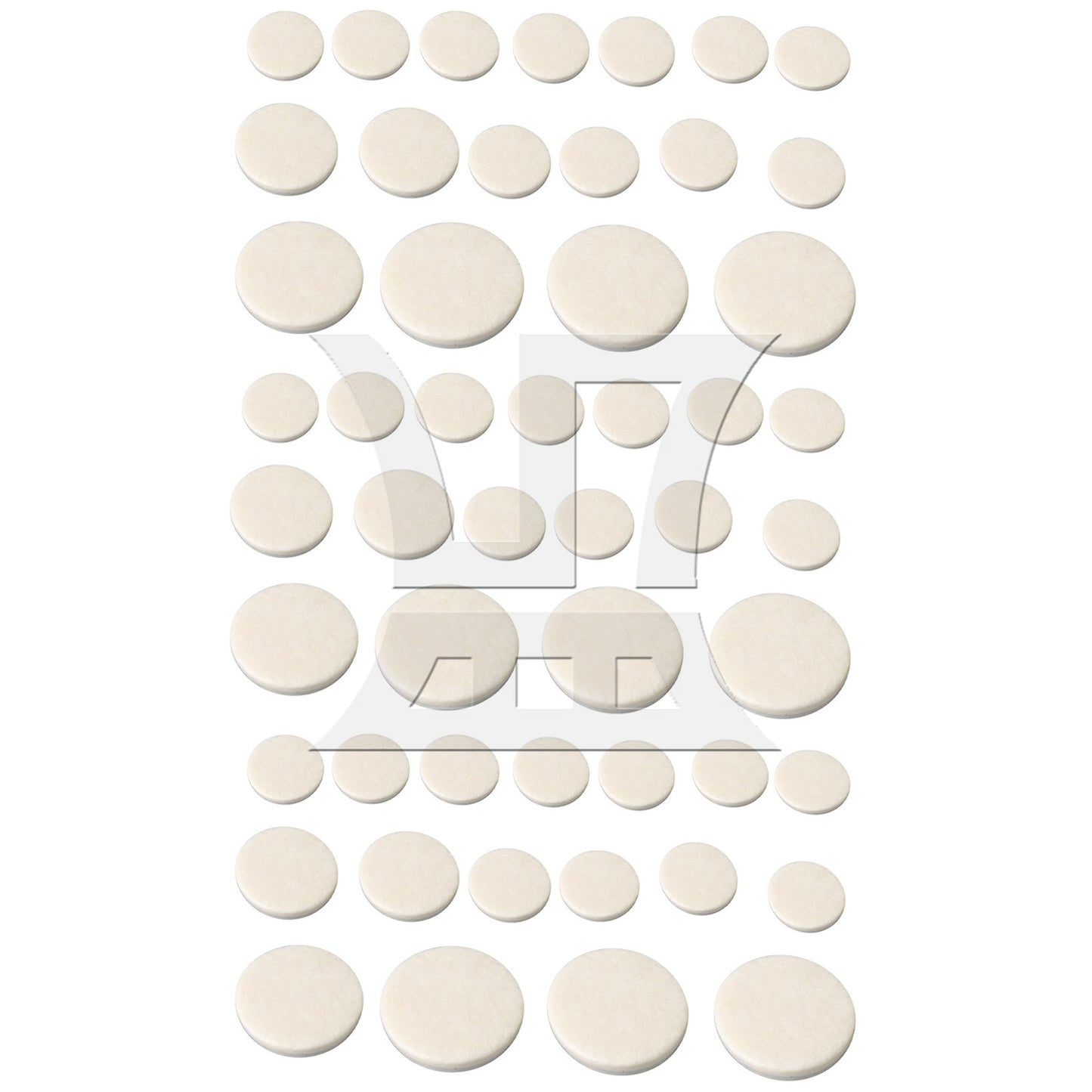 17PCS White Clarinet Sound Hole Pads Mats for Woodwind Instrument Parts