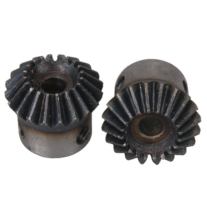 BQLZR Tapered Bevel Pinion Gear 5mm Hole Diar 45# Steel 1 Module 20 T Pack of 2