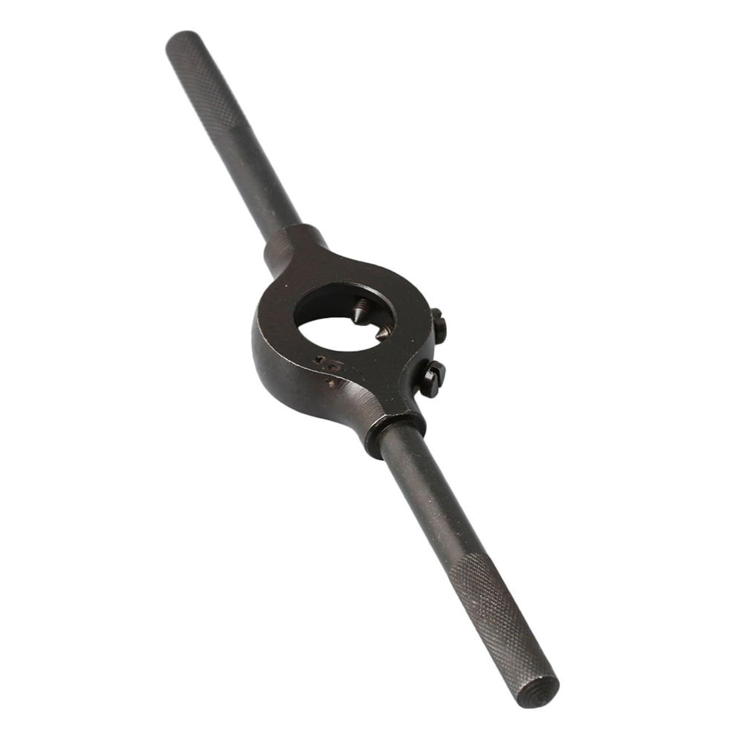 BQLZR Black Color 3.7CM Diameter #25.4 Round Die Handle Stock Holder Thread Tap Wrench Bar Tools