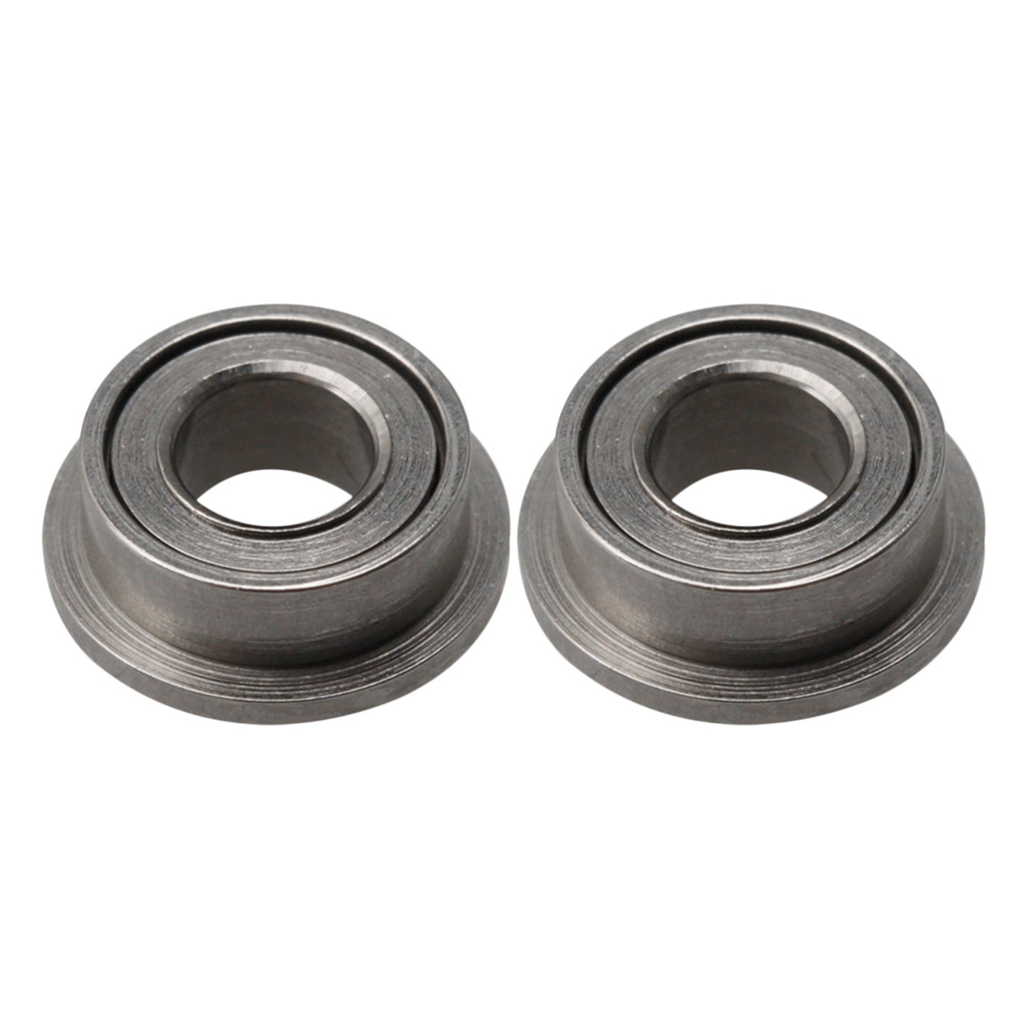 BQLZR Titanium Color 0.3x0.6x0.25CM MF63ZZ Bearing Steel Double Shielded Flanged Ball Bearing for Equipments Machines Pack of 10