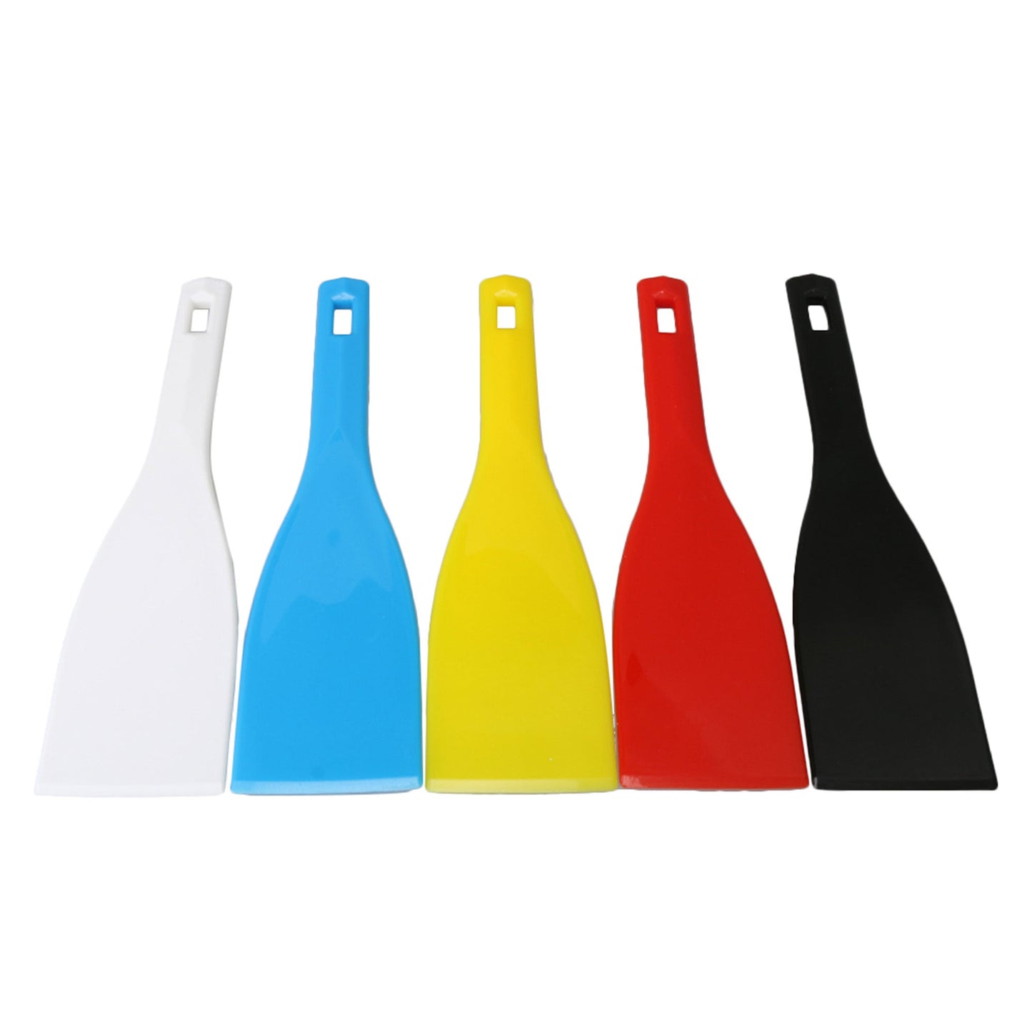 BQLZR Multicolor Ink Spatulas Scoop Screen Printing Plastic Ink Apply Shovel DIY Tool