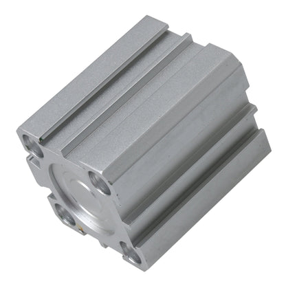 BQLZR 4x4x5.6cm Silver Aluminum Alloy Pneumatic Air Cylinder SDA25x30 25mm Bore 30mm Stroke for Automatic Control System