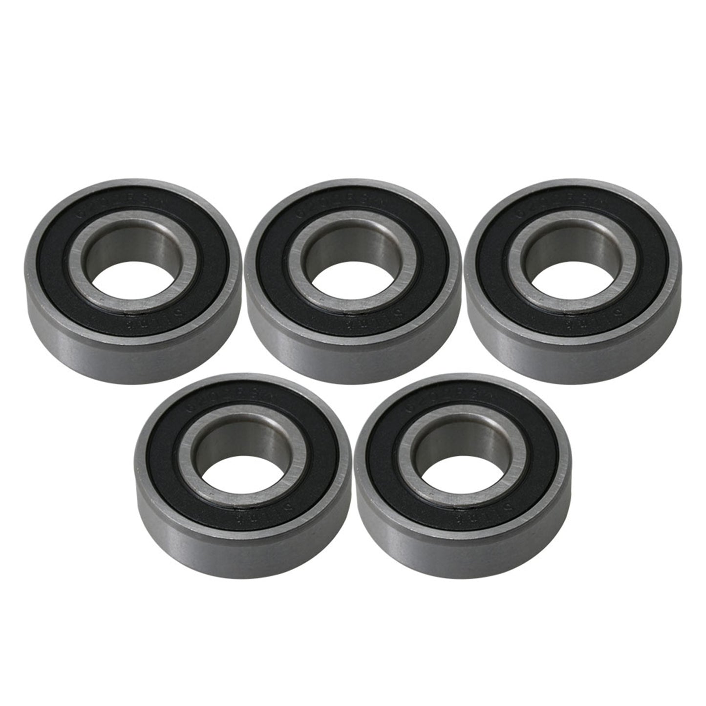 BQLZR 6202RS Single Row Metal Deep Groove Ball Bearing Plastic Cover 15mm Inner Dia 35mm Outer Dia 11mm Width Pack of 5