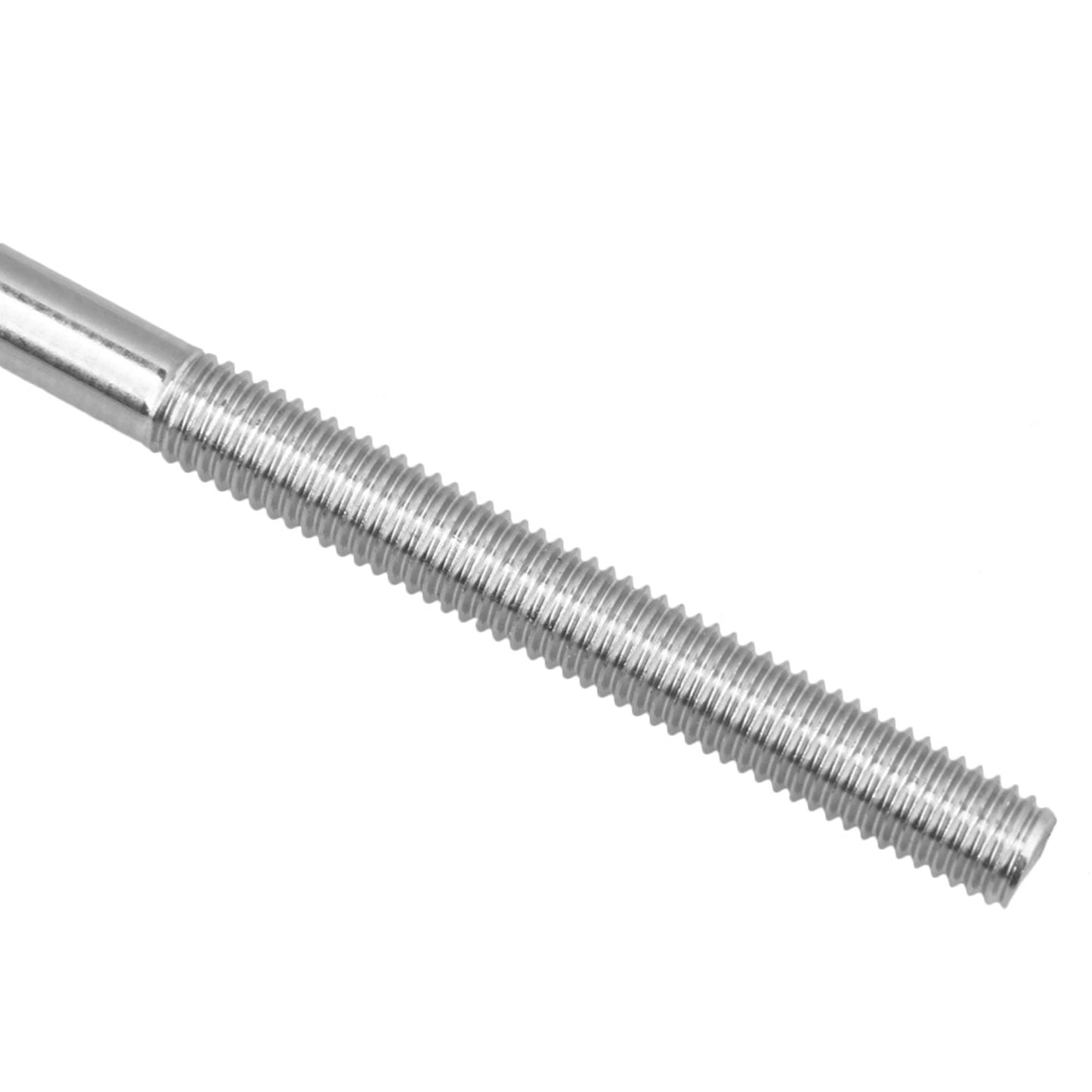 BQLZR 304 Stainless Steel Square U-Shaped Bolt M8x105x130mm Fixed Axle Parts Sliver