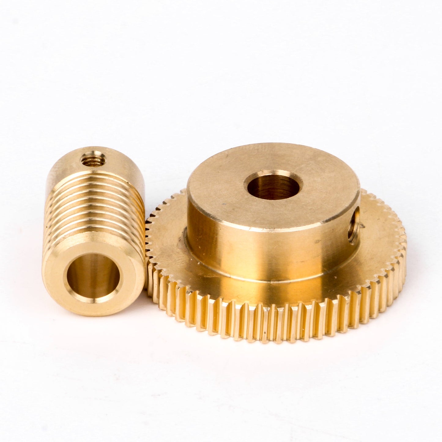 BQLZR Brass Driver Gear Wheel & Shaft 0.5 Modulus 1:60 Reduction 60T 6mm for Extruder