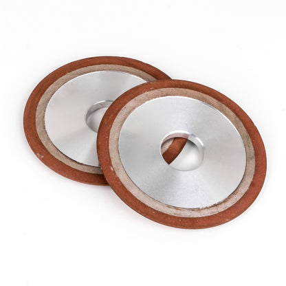 BQLZR Single Side #150 Grit Diamond Disc Grinding Wheel 4.92inch OD Power Tool Pack of 2