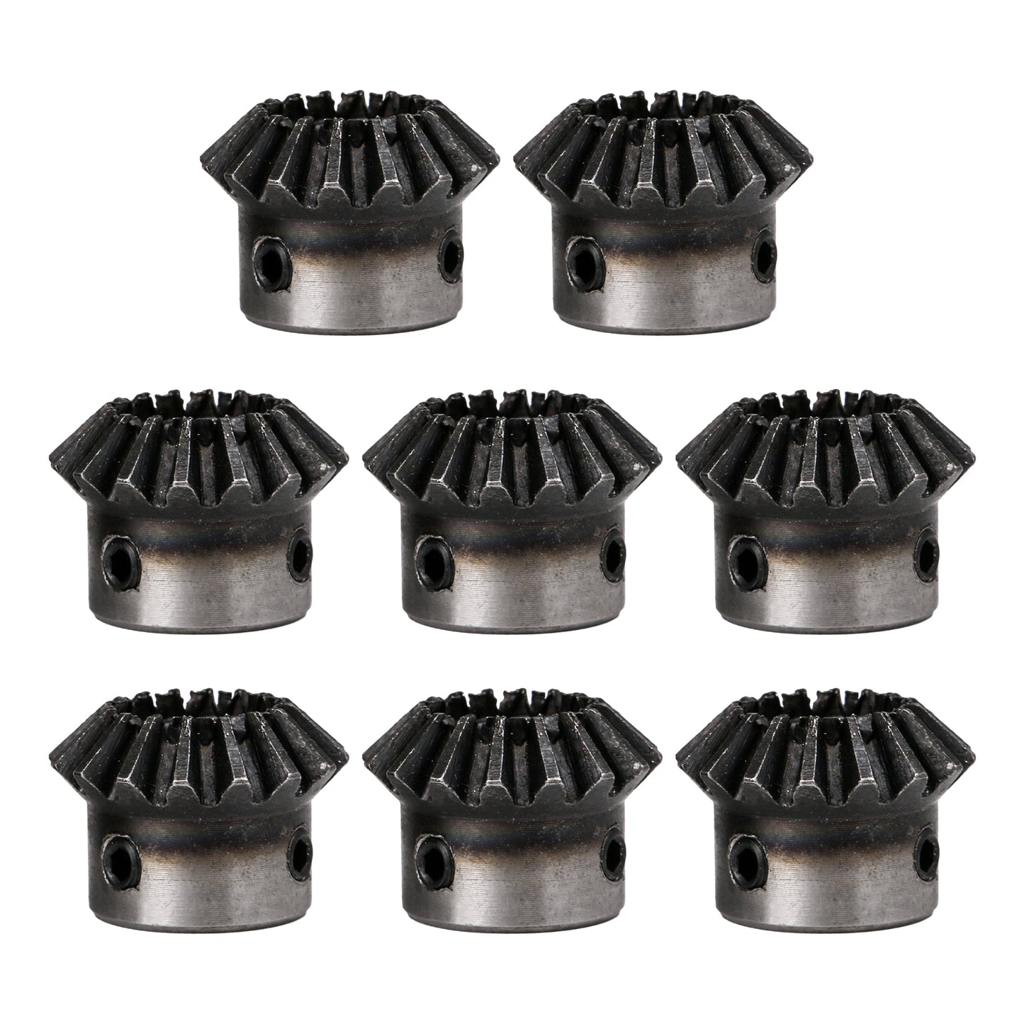 BQLZR Tapered Bevel Gear Wheel 1.5 Modulus 16T 0.47inch for DIY Motor Driving Pack of 8